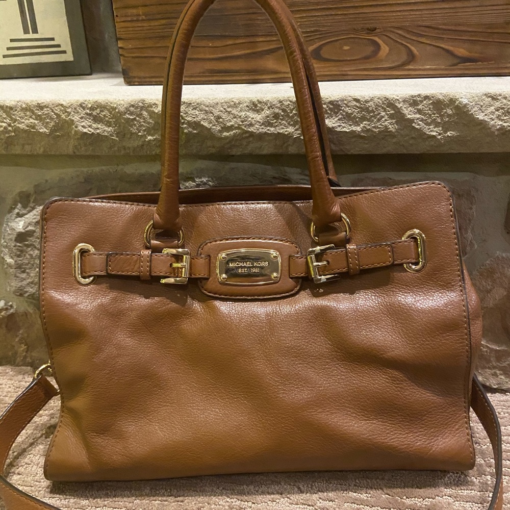 Camel Colored Michael Kors Handbag